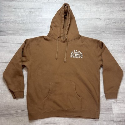 HOPE OUTFITTERS Names of God Mid-Weight Hoodie Men's 2XL Sweatshirt Double Sided