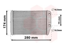 Van Wezel W?Rmetauscher, Innenraumheizung Vorne F?R Citro?N Opel Peugeot