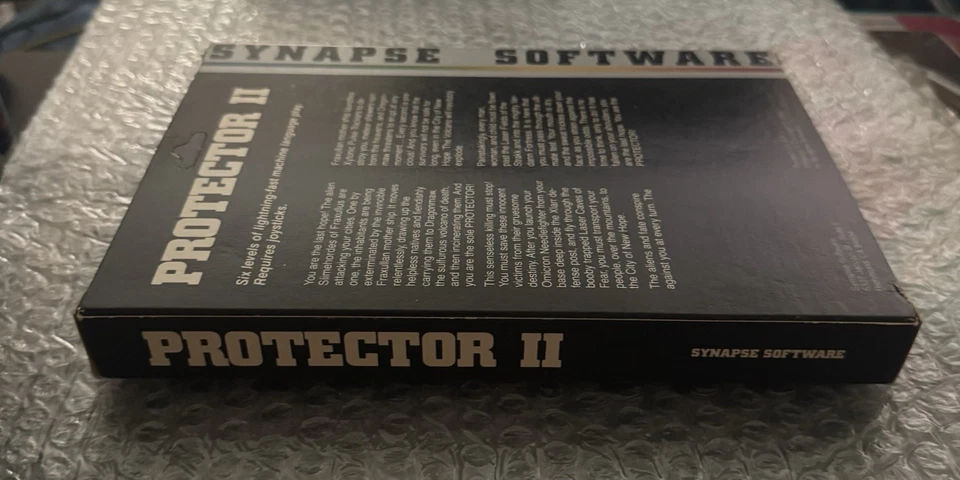 Protector II by Synapse | Commodore 64 | Boxed, Complete, Tested - Defender like - Image 3 of 4
