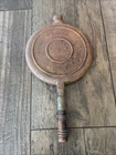 Wagner #8 Waffle Maker Cast Iron 1910 Vintage Antique Needs Restored No Base