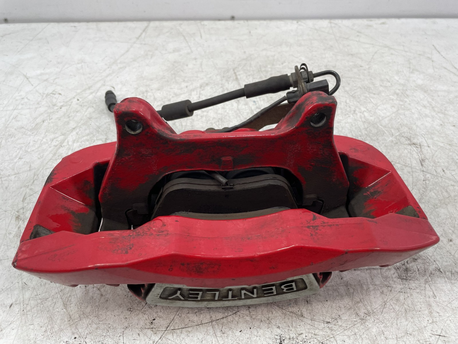 ✅ 12-18 OEM Bentley Continental GT Front Left Driver Side Brake Caliper Red