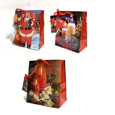 12/ 24 Weihnachtstüten Weihnachten Geschenktüten Geschenktaschen 44116- MINI