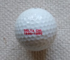 Delta Chi 1890-1990 Logo Golf Ball