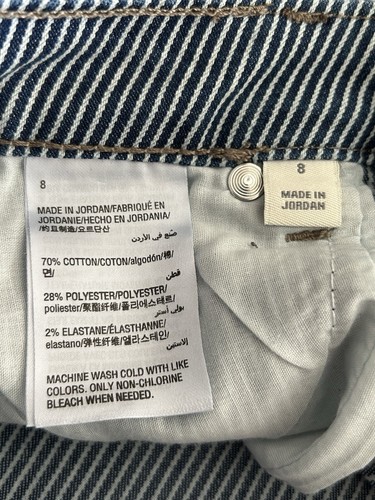 NWT - Style & Co Women’s size 8P Railroad Stripe Curvy Capri Mid Rise Pants - Picture 8 of 8