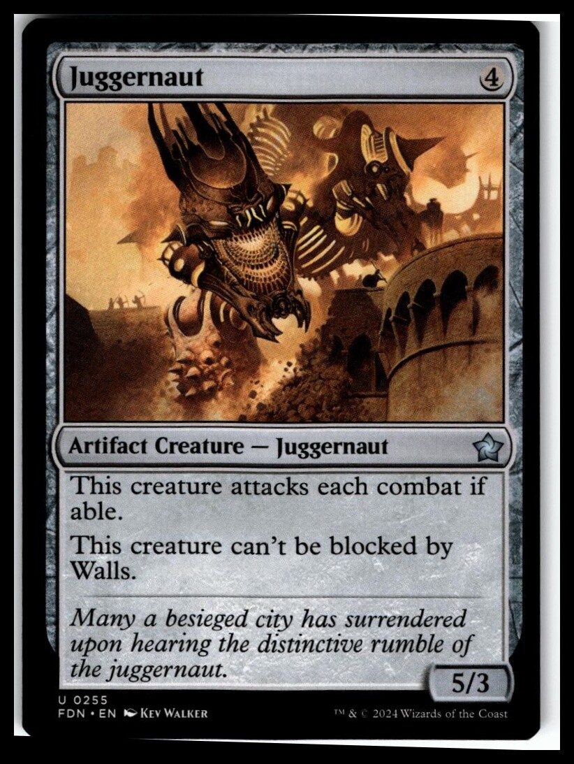 Juggernaut #255 Foundations