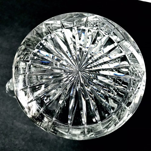 Jarra de agua American Brilliant Period Cut Starburst Diamond Fan Crosshatch - Imagen 9 de 12