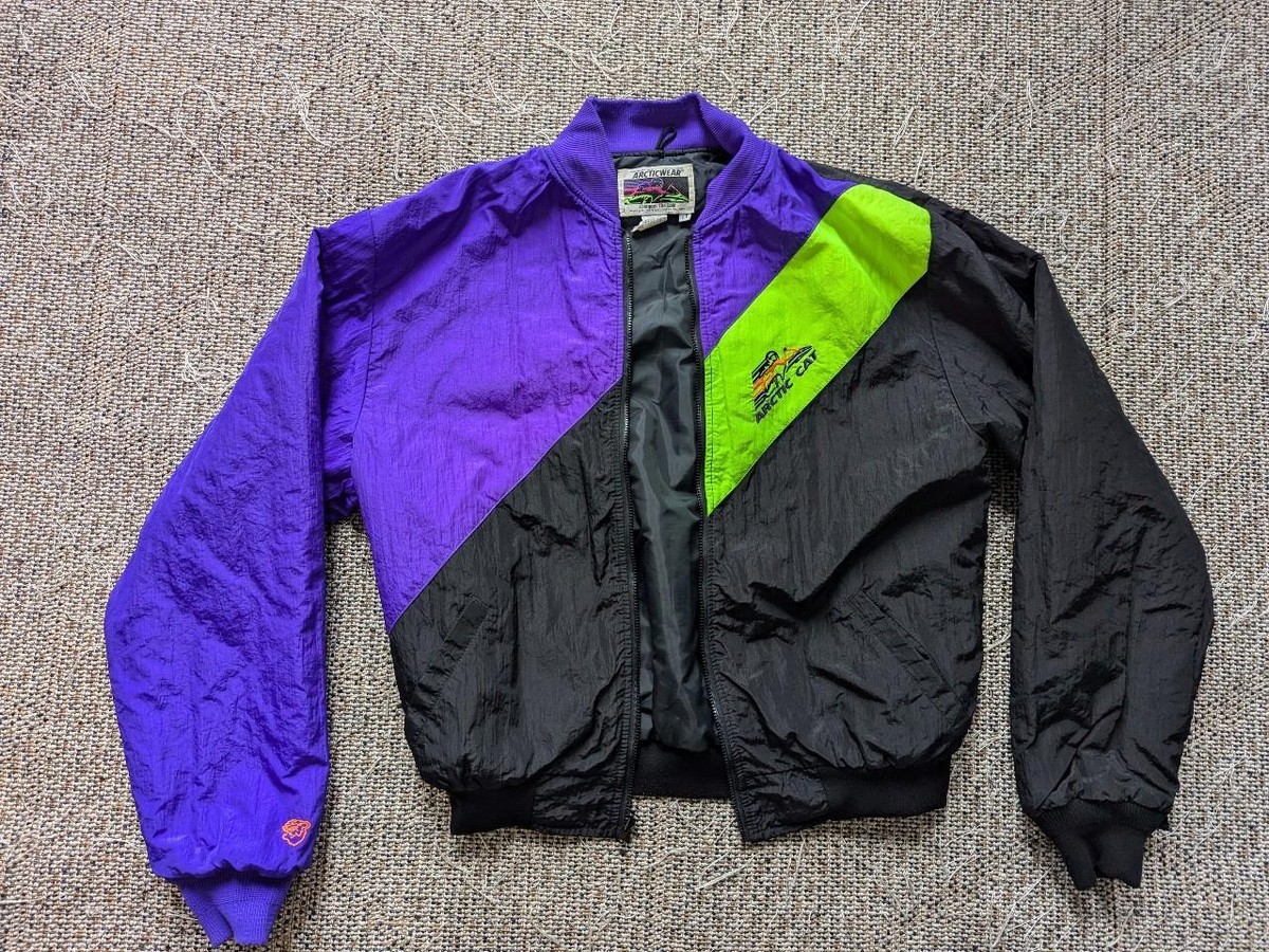 vintage ARCTIC CAT snowmobile jacket LT insulated layer 1990s top
