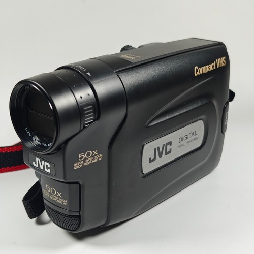 JVC GR-AX201 VHSC Tape Camcorder 50x Zoom Video Camera, Charger, Bag, Manual - Picture 8 of 13