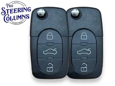 Fits 97-05 Audi A4 A6 A8 Remote Flip Key PN: 4D0837231E, MYT8Z0837231 (2 Pack)
