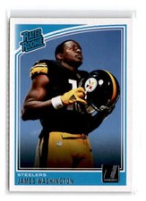 2018- Donruss-#322-James Washington RC-Pittsburgh Steelers