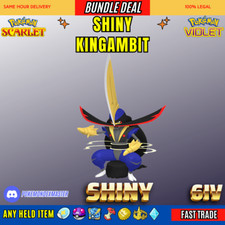 KINGAMBIT    SHINY    6IV   Pokemon Scarlet And Violet