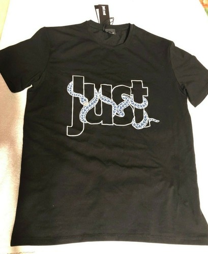 NWT Just Cavalli T-Shirt Black Logo 