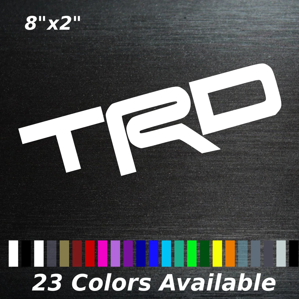 Наклейка с логотипом TRD Custom Toyota Racing Development наклейка на боковое окно кровать задняя дверь - Изображение 2 из 2