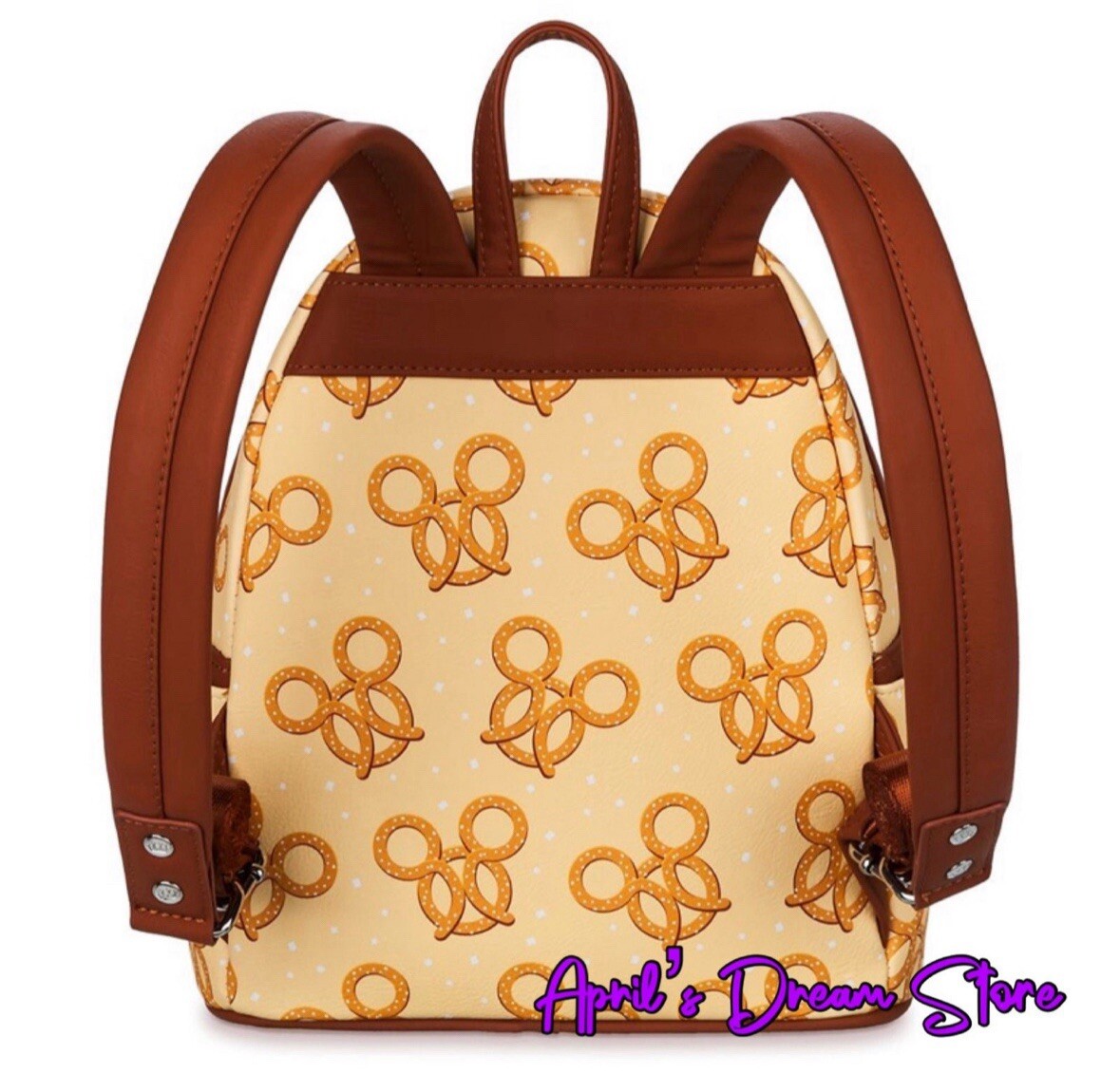 Loungefly Disney Parks Mickey Mouse Pretzel Mini Backpack | eBay display picture 3