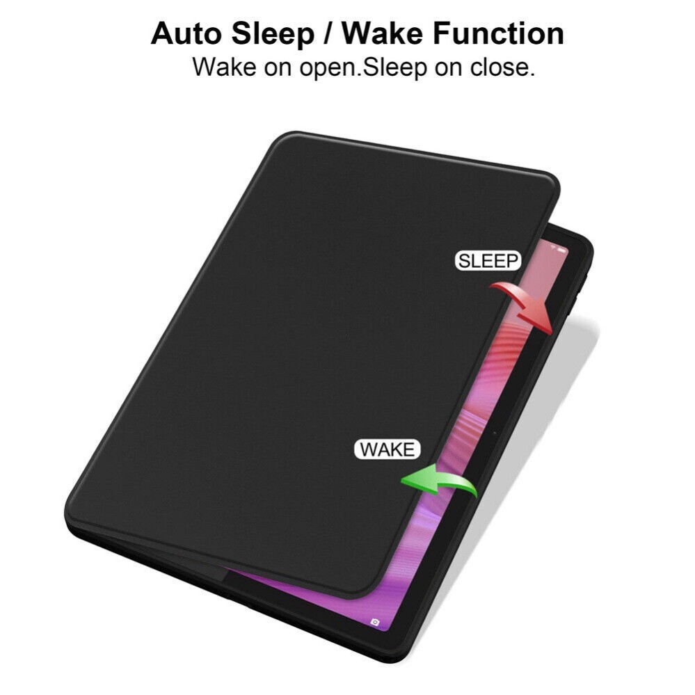 XLTTONG Case For Lenovo Tab 10.1 Inch 2025 TB311FU, Smart Cover Slim Stand Hard Back For Lenovo Tab Case Support Auto Wake/Sleep (Rose Gold - View #2