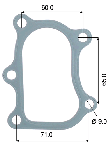 Permaseal TUR066 Turbo Outlet Gasket for Nissan 3.0L Diesel ZD30DDT - Picture 6 of 6