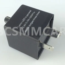 Adjustable LED Flasher Relay Fix For Car Turn Signal Light Bulbs Waterproof 12V