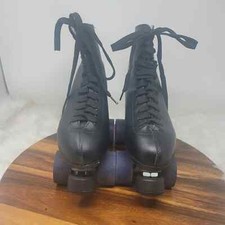 Patines negros Chicago Derby para hombre con tapones nuevos 8