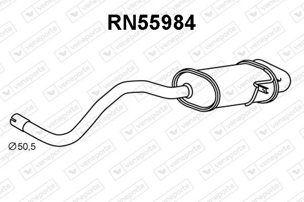 Silencieux arrière Renault Megane III pour stopper les vibrations du pot dCi usé
