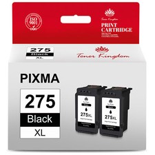 2x PG-275XL Black Ink Cartridge for Canon Pixma TR4722 TR4700 TR4720 High Yield
