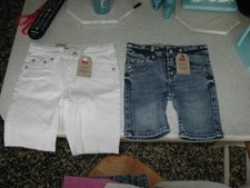 LEVIS Girl's Bermuda or Shorty Short, All Sizes, Ramie/Cottn/Elastan