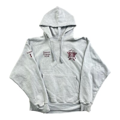 Vintage Champion Reverse Weave Hoodie Doherty Ski Team District Champ Large  ⛷️