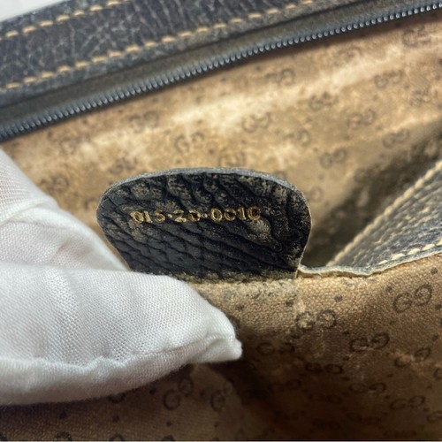 Original GUCCI Braun Leder Laptop Tasche Vintage mit Zertifikat & Karten - Bild 7 von 14