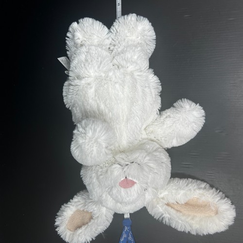 Animal Adventure coniglietto bianco peluche bersaglio orecchie abbronzate occhi cuciti 2012 - Foto 9 di 11