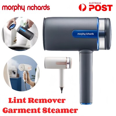 Morphy Richards 2IN1 Garment Steamer Lint Remover Handheld Electric Ironing AU