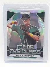 Logan Davidson 2020 Panini Prizm - Top Of The Class SILVER Oakland A's Athletics