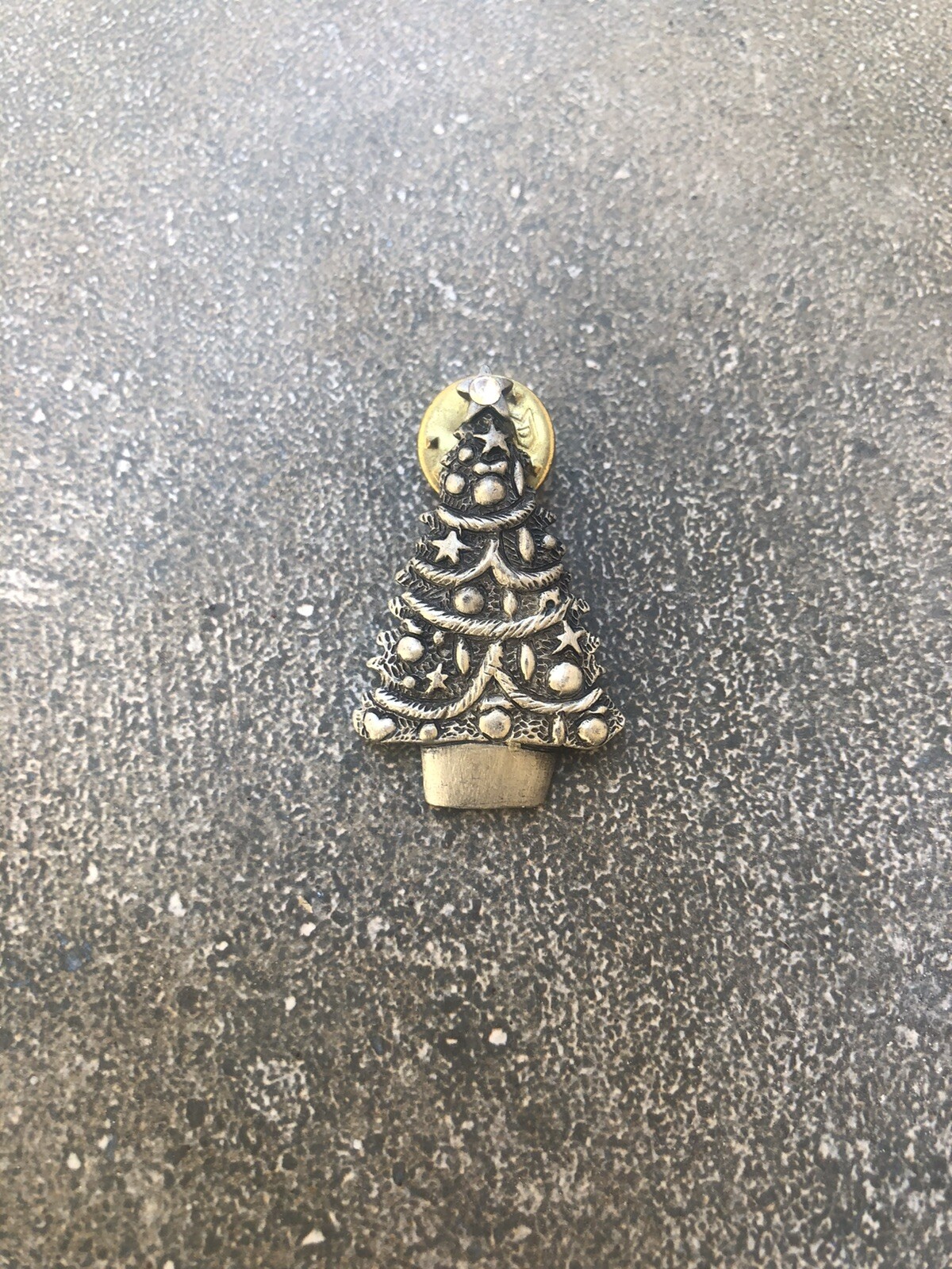 Vintage Christmas Tree Pin eBay