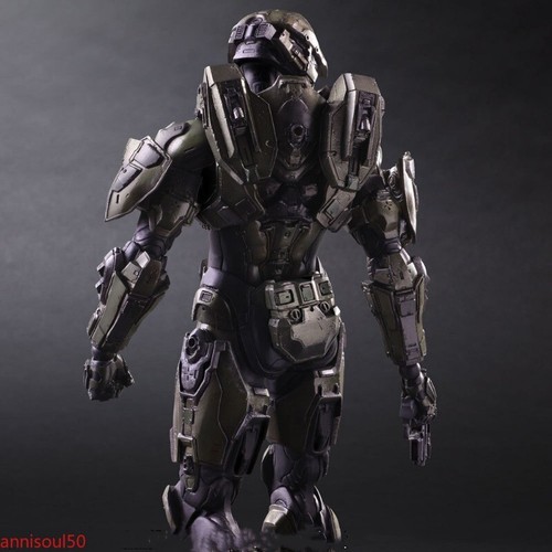 US Stock !New Halo Wars 5 Figure Master Chief Action Model Statue PVC Collection - Picture 2 of 8