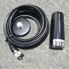 Dual-band Antenna Magnetic Mount Pl-259 Uhf Set For Car Mobile Radio Ah9