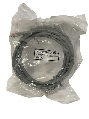 CAT5E UTP Patch Cord 7FT Gray 1PC