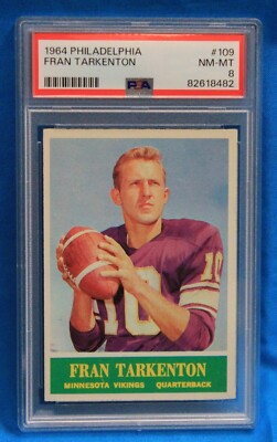 【たろもん】 1964 PHILADELPHIA # 109 Fran Tarkenton PSA 8 NM-MT # 82618482