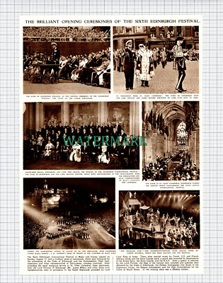 (X176) The Sixth Edinburgh Festival Mr James Miller - 1952 Clip