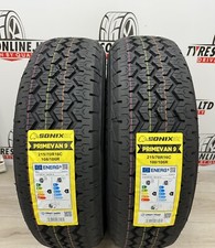 2 X 215 70 16C SONIX 108/106R COMMERCIAL VAN 215/70R16C BRAND NEW TYRES 2157016C