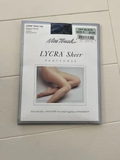 Sears Nice Touch LYCRA Sheer Leg Regular Pantyhose OFF BLACK 1 Pair Size C NIP