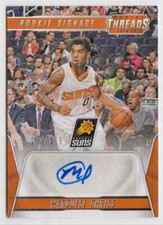 2016-17 Panini Threads Rookie Signage Marquese Chriss Rookie Auto 153/199 Suns