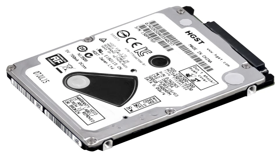 Hard Drive HGST Cinemastar Z5K500 HCC545050A7E630 500GB 5.4K 32MB SATA III 2.5" - Image 2 of 3