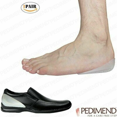 PEDIMEND  In-Shoe Gel Kissen Polster Ferse Reibung Relief & Rutschschutz 1 PAAR UK