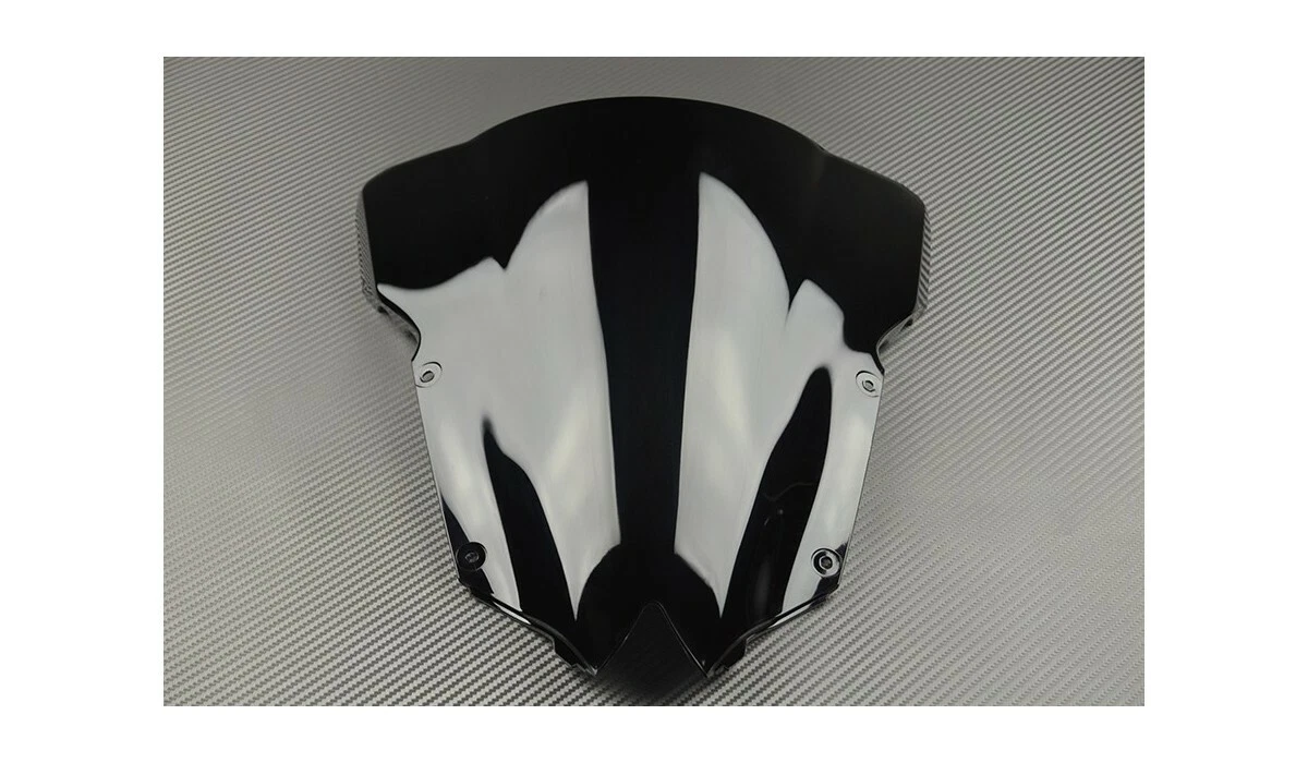 Parabrezza / Deflettore Per Moto YZF R6 600, Anni 2008-2016, ABS Nero, Riduce Rumore E Vento