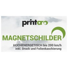 2 x Magnetschilder 90x50cm  Digitaldruck + Kaschierung