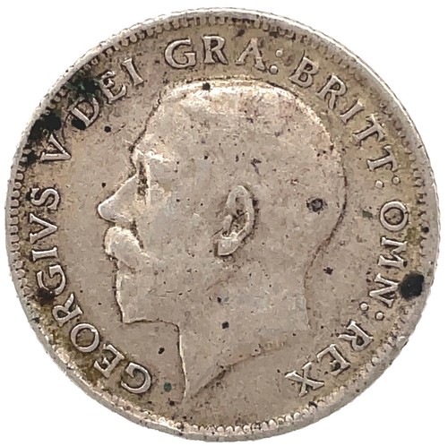 1915 CANADA UK King George V VINTAGE Antique RARE SILVER 25 CENTS
