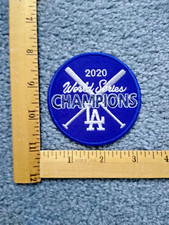1 WORLD CHAMPIONS LA DODGERS  2020  MLB BASEBALL LOGO IRON ON PATCH