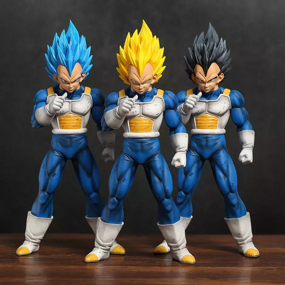 Figurines DRAGON BALL VEGETA Super Saiyan God 4 modèles au choix animé  manga DBZ