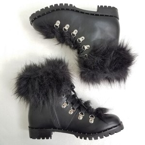 vegan faux fur boots