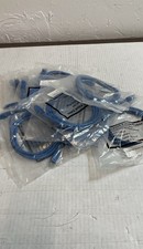 Cat5e Ethernet Patch Cables 4ft Blue RJ45 Booted 350MHz Lot Of 10
