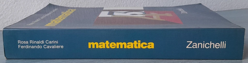 Matematica Rosa Rinaldi Carini Ferdinando Cavaliere Zanichelli Scuola 1993 - Immagine 2 di 4