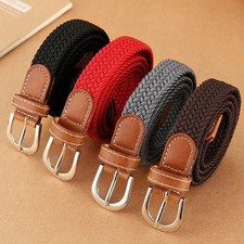 Canvas Elastic Fabric Woven Stretch Braided Belts